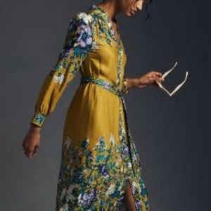 Anthropologie Midi Shirt Dress